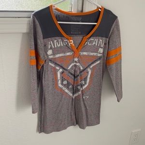 American Fighter 3/4 Sleeve